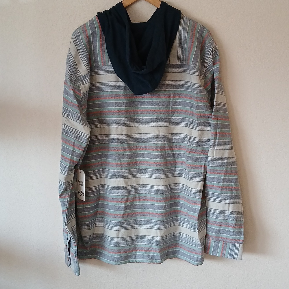 Billabong Men's Baja Flannel Hoodie - Picture 7 of 7